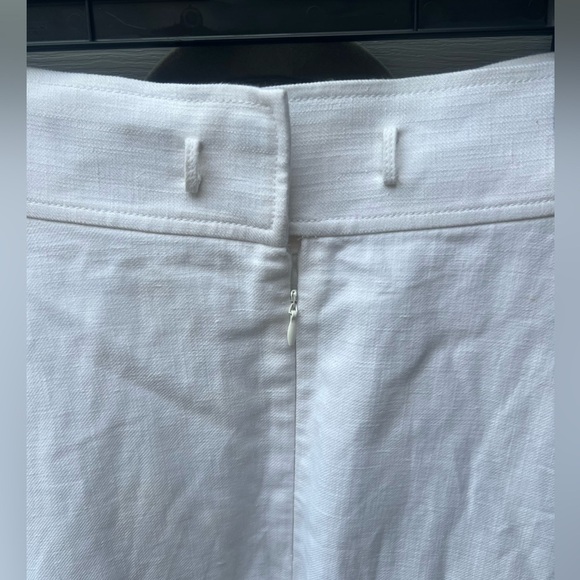 Theory white cotton blend skirt size XS - Picture 5 of 9